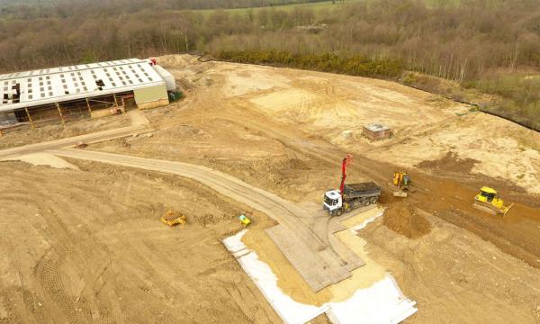 Cranleigh Brick and Tile Works, Sleeper Haul Road, Engineering, Earthworks, Rural Arisings