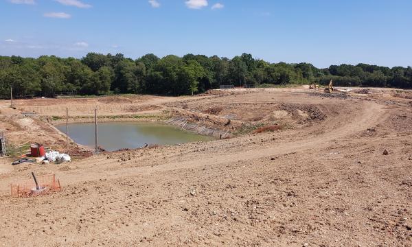 Western Half of the Leachate Lagoon